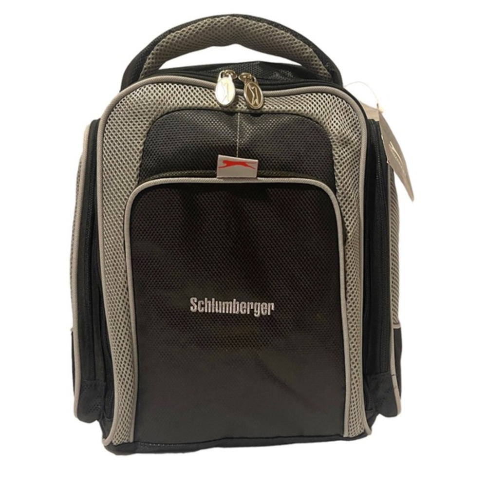 Slazenger Classic Shoe Bag Schlumberger SLB Black Gray